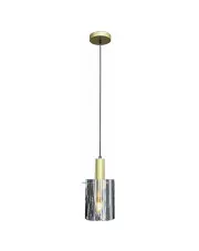 Złota lampa wisząca z metalu - K612-Arneco w sklepie o6i2u8y4t0z.info