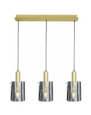 Potrójna lampa wisząca złota - K613-Arneco w sklepie o6i2u8y4t0z.info