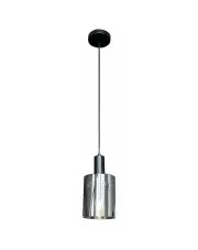 Czarna lampa wisząca ze szklanym kloszem - K612-Arneco w sklepie o6i2u8y4t0z.info