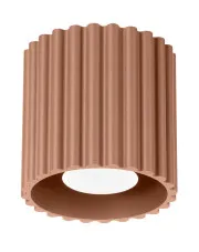 Ryflowana lampa tuba w kolorze mocca - M144 - Malana w sklepie o6i2u8y4t0z.info