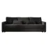 Ciemnoszara sofa rozkładana tapicerowana welurem - Vilmira