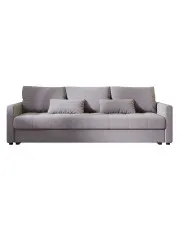 Szara welurowa sofa amerykanka z pojemnikiem - Vilmira w sklepie o6i2u8y4t0z.info