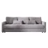 Szara welurowa sofa amerykanka z pojemnikiem - Vilmira
