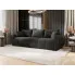Wizualizacja wnętrza z ciemnoszara sofa Morvani