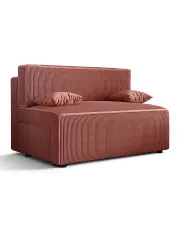 Rozkładana sofa w kolorze łososiowym - Lunarox 3X w sklepie o6i2u8y4t0z.info