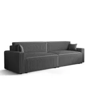 Ciemnoszara sofa rozkładana z funkcją spania - Almoria w sklepie o6i2u8y4t0z.info