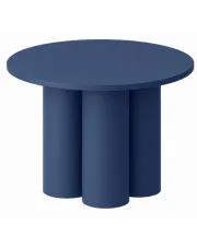 Granatowy matowy stolik kawowy 80 cm - Moso 3X w sklepie o6i2u8y4t0z.info