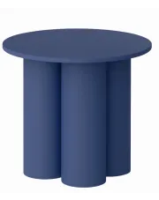 Granatowy matowy stolik kawowy 60 cm - Moso 4X w sklepie o6i2u8y4t0z.info