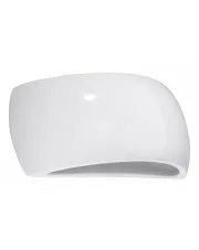 Biały minimalistyczny kinkiet w połysku - S485-Urani w sklepie o6i2u8y4t0z.info