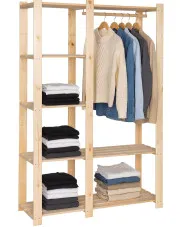 Regał drewniany na ubrania - Rack w sklepie o6i2u8y4t0z.info