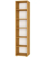 Skandynawski regał 60 cm dąb craft złoty - Aneris 4X w sklepie o6i2u8y4t0z.info