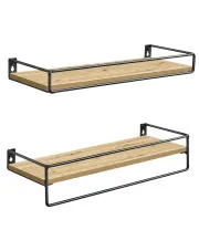 Zestaw 2 półek ściennych dąb artisan - Amarisa w sklepie o6i2u8y4t0z.info