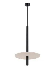 Beżowa wisząca lampa z regulowaną wysokością - M162-Zerpen w sklepie o6i2u8y4t0z.info