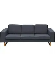 Ciemnoszara 3-osobowa sofa - Drofas w sklepie o6i2u8y4t0z.info