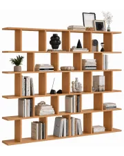 Designerska ażurowa biblioteczka regał na książki olcha - Mazioni w sklepie o6i2u8y4t0z.info