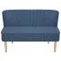 Szczegółowe zdjęcie nr 6 produktu Romantyczna sofa Lernes - niebieska