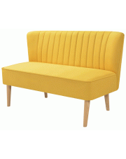 Romantyczna sofa Lernes - żółta w sklepie o6i2u8y4t0z.info