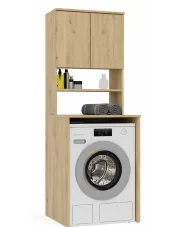 Wysoki regał nad pralkę dąb artisan - Joxet w sklepie o6i2u8y4t0z.info