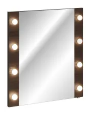 Lustro wiszące z oświetleniem LED Dąb Ristretto - Raventia 5X 80 cm w sklepie o6i2u8y4t0z.info