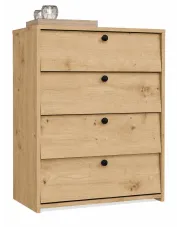 Czteropoziomowa uchylna szafka na obuwie dąb artisan - Onerox w sklepie o6i2u8y4t0z.info