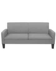 Jasnoszara 3-osobowa sofa do salonu - Cezir w sklepie o6i2u8y4t0z.info
