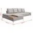 Szczegółowe zdjęcie nr 8 produktu Sofa narożna Kazja 2T - cappuccino