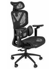 Czarny ergonomiczny nowoczesny fotel siatkowy obrotowy do biura - Ezas w sklepie o6i2u8y4t0z.info