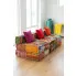 Fotografia Patchworkowa sofa 3-osobowa Montanex 4D z kategorii Kanapy i sofy