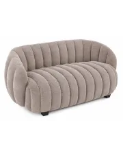 Ciemnobeżowa nowoczesna sofa dwuosobowa do salonu - Xeda w sklepie o6i2u8y4t0z.info