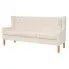 Trzyosobowa sofa Faselo 3C - kremowobiała
