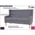 Zdjęcie elegancka subtelna szara sofa Faselo 2G | o6i2u8y4t0z.info