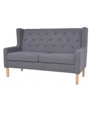 Dwuosobowa sofa Faselo 2G - szara w sklepie o6i2u8y4t0z.info