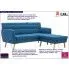 Zdjęcie tapicerowana pikowana sofa Kova 2B - niebieska | o6i2u8y4t0z.info