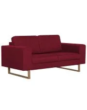 Elegancka dwuosobowa sofa Ladi 2X - czerwone wino w sklepie o6i2u8y4t0z.info