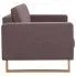 Szczegółowe zdjęcie nr 4 produktu Elegancka dwuosobowa sofa Ladi 2X - taupe