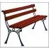 Szczegółowe zdjęcie nr 5 produktu Ławka ogrodowa Nordia 3X 150cm - 7 kolorów