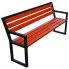 Ławka parkowa Nordam z podłokietnikami 150 cm - 84 kolory
