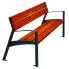 Ławka parkowa Ambra 2X 150 cm - 84 kolory