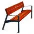 Szczegółowe zdjęcie nr 4 produktu Ławka parkowa Ambra 2X 180 cm - 84 kolory
