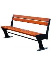 Stalowa ławka parkowa Keno 2X 180 cm - 84 kolory w sklepie o6i2u8y4t0z.info