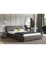 Łóżko tapicerowane Higa 2X 180x200 - 44 kolory w sklepie o6i2u8y4t0z.info