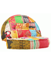 Materiałowa sofa Lekma - patchwork w sklepie o6i2u8y4t0z.info