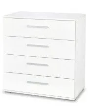 Komoda z szufladami Kaloe C4 - biały połysk w sklepie o6i2u8y4t0z.info