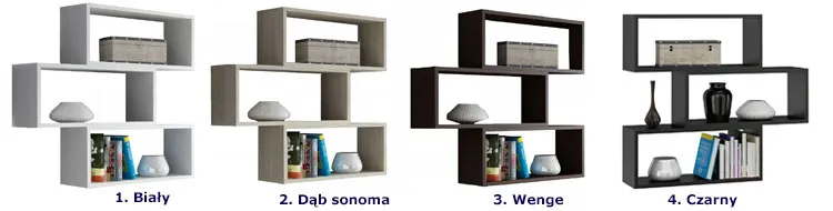 Produkt Półka wisząca wenge - Wild - zdjęcie numer 2
