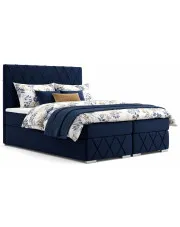 Podwójne łóżko boxspring Ahus 140x200 - 40 kolorów w sklepie o6i2u8y4t0z.info