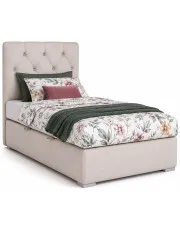 Pojedyncze łóżko jednoosobowe boxspring Soner 90x200 - 32 kolory w sklepie o6i2u8y4t0z.info