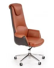 Elegancki brązowy fotel obrotowy Bilton w sklepie o6i2u8y4t0z.info