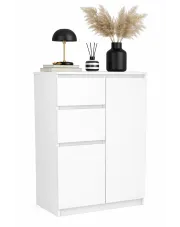 Elegancka biała komoda - Nanis 2X w sklepie o6i2u8y4t0z.info