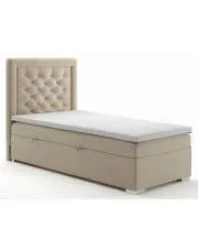 Jednoosobowe łóżko boxspring Tomis 90x200 - 32 kolory w sklepie o6i2u8y4t0z.info