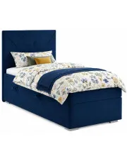 Pojedyncze łóżko boxspring Sempre 90x200 - 40 kolorów w sklepie o6i2u8y4t0z.info